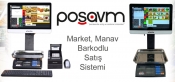 POSAVM market manav barkodlu satış sistemi restoran cafe programı