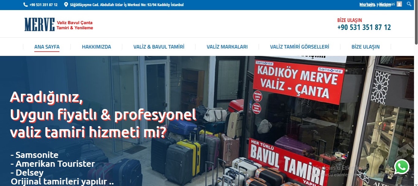 Kadıköy Merve Çanta Bavul Tamiri